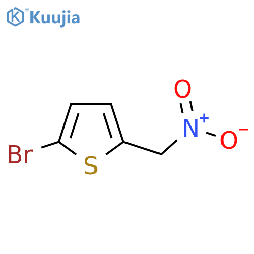 2-bromo-5-(nitromethyl)thiophene structure