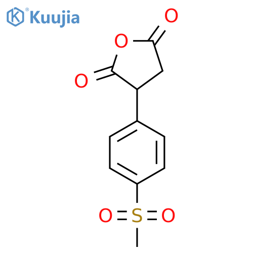 3-(4-methanesulfonylphenyl)oxolane-2,5-dione structure