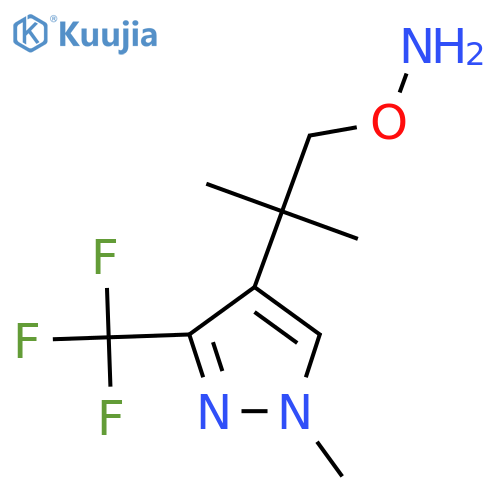 O-{2-methyl-2-1-methyl-3-(trifluoromethyl)-1H-pyrazol-4-ylpropyl}hydroxylamine structure