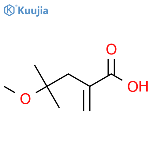 4-methoxy-4-methyl-2-methylidenepentanoic acid structure