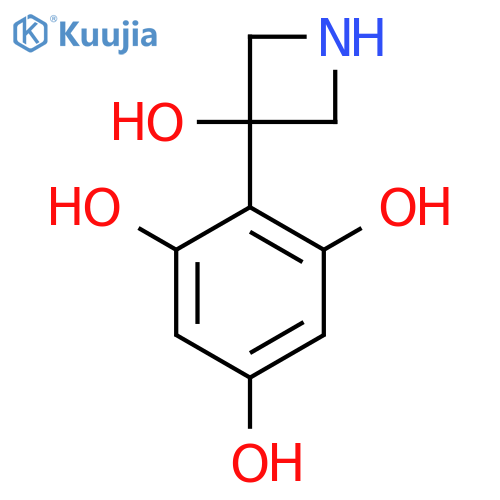 2-(3-hydroxyazetidin-3-yl)benzene-1,3,5-triol structure