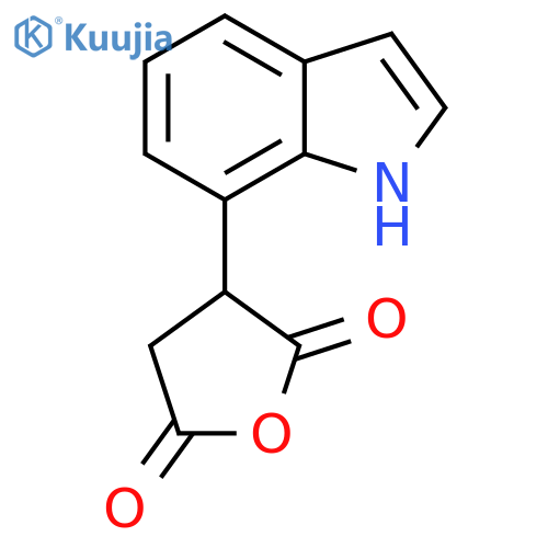 3-(1H-indol-7-yl)oxolane-2,5-dione structure