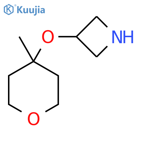 3-(4-methyloxan-4-yl)oxyazetidine structure