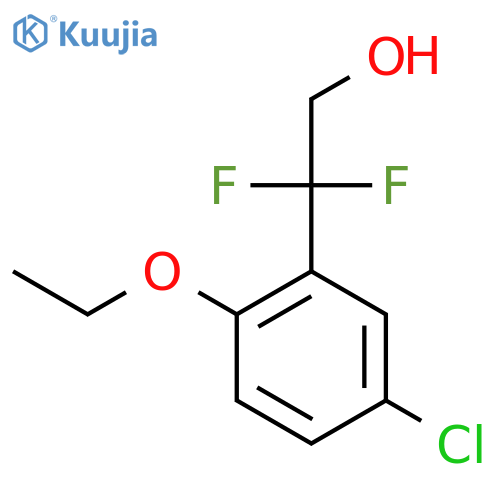 2-(5-chloro-2-ethoxyphenyl)-2,2-difluoroethan-1-ol structure