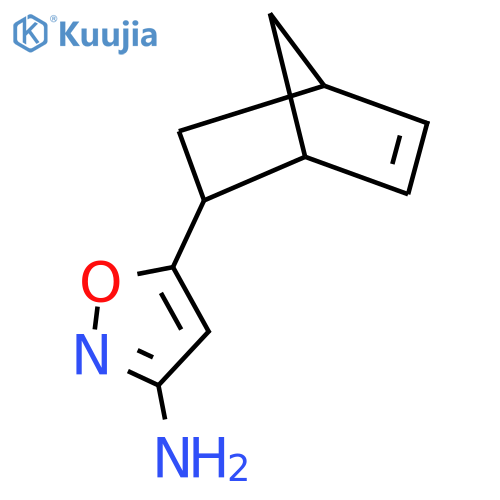 5-{bicyclo2.2.1hept-5-en-2-yl}-1,2-oxazol-3-amine structure