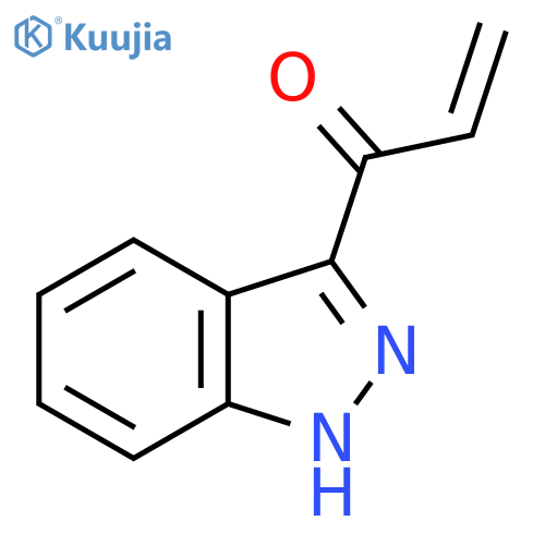 1-(1H-indazol-3-yl)prop-2-en-1-one structure