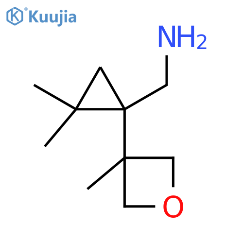 2,2-dimethyl-1-(3-methyloxetan-3-yl)cyclopropylmethanamine structure