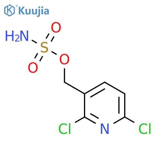 (2,6-dichloropyridin-3-yl)methyl sulfamate structure