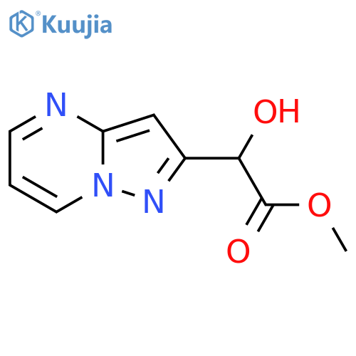 methyl 2-hydroxy-2-{pyrazolo1,5-apyrimidin-2-yl}acetate structure