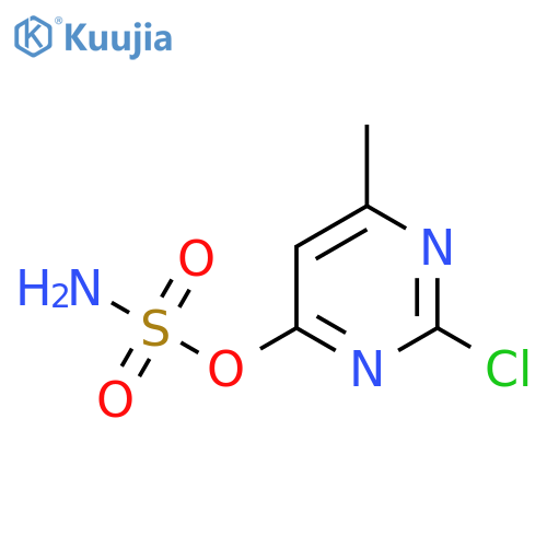 2-Chloro-6-methylpyrimidin-4-yl sulfamate structure