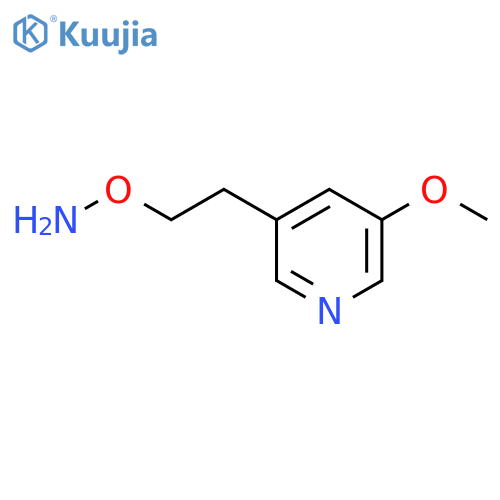 O-2-(5-methoxypyridin-3-yl)ethylhydroxylamine structure