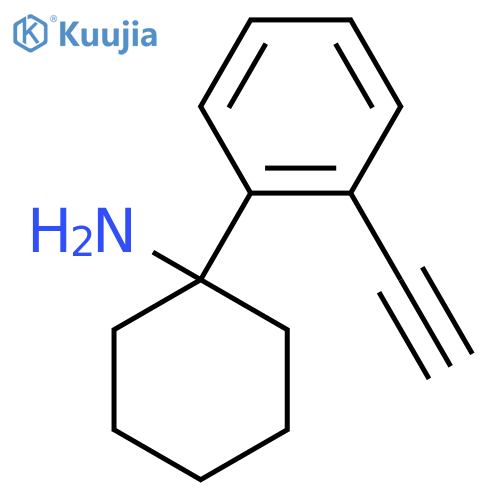 1-(2-ethynylphenyl)cyclohexan-1-amine structure