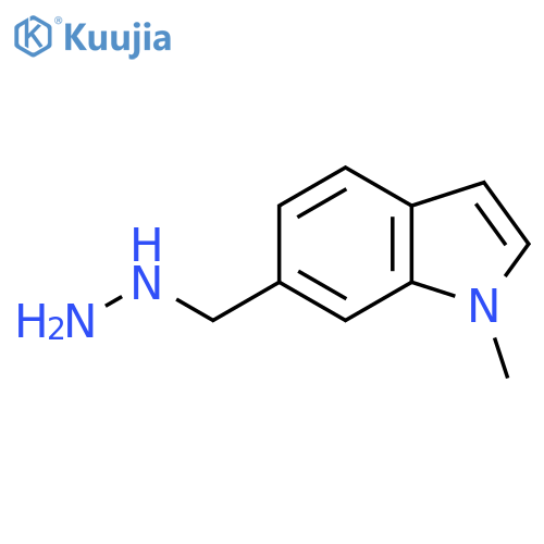 6-(hydrazinylmethyl)-1-methyl-1H-indole structure
