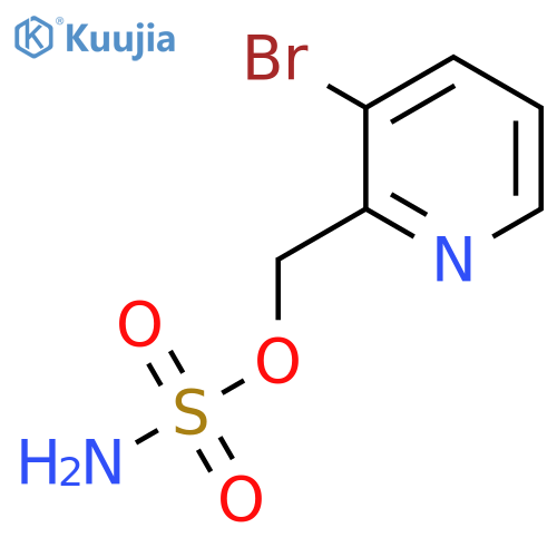 (3-bromopyridin-2-yl)methyl sulfamate structure