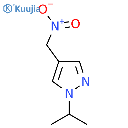 4-(nitromethyl)-1-(propan-2-yl)-1H-pyrazole structure