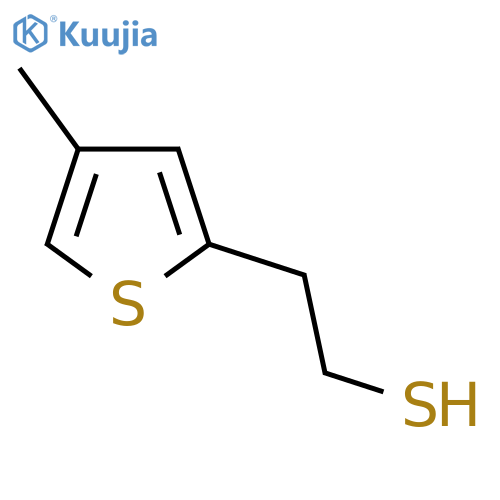 2-(4-methylthiophen-2-yl)ethane-1-thiol structure