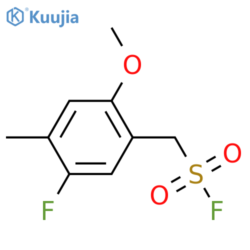 (5-fluoro-2-methoxy-4-methylphenyl)methanesulfonyl fluoride structure