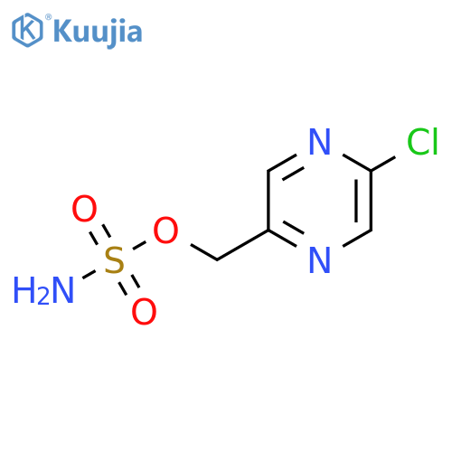 (5-chloropyrazin-2-yl)methyl sulfamate structure