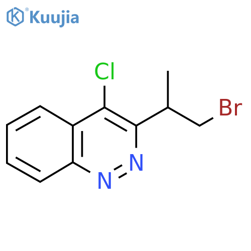 3-(1-bromopropan-2-yl)-4-chlorocinnoline structure