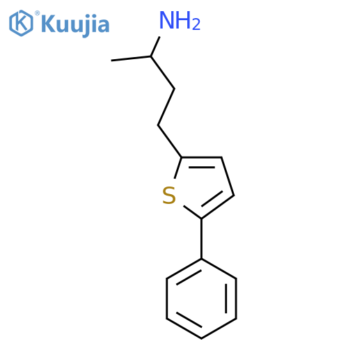 4-(5-phenylthiophen-2-yl)butan-2-amine structure