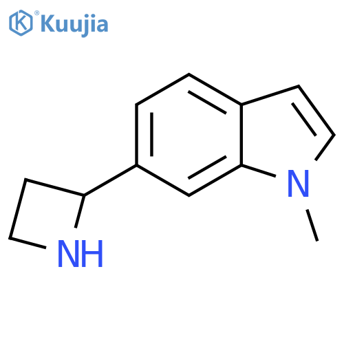 6-(azetidin-2-yl)-1-methyl-1H-indole structure
