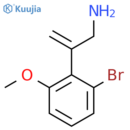 2-(2-bromo-6-methoxyphenyl)prop-2-en-1-amine structure