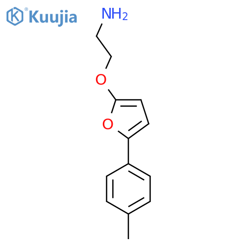 2-{5-(4-methylphenyl)furan-2-yloxy}ethan-1-amine structure