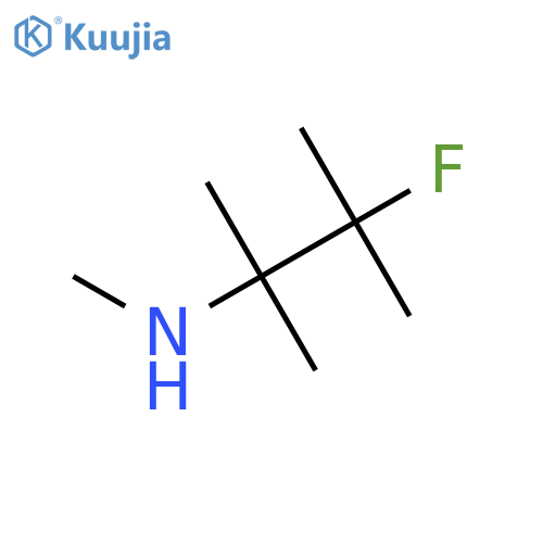 (3-fluoro-2,3-dimethylbutan-2-yl)(methyl)amine structure
