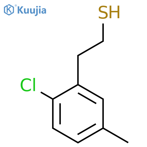 2-(2-chloro-5-methylphenyl)ethane-1-thiol structure