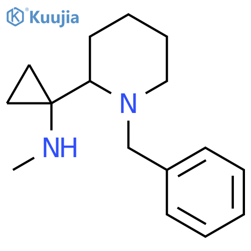 1-(1-benzylpiperidin-2-yl)-N-methylcyclopropan-1-amine structure