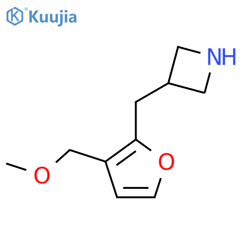 3-{3-(methoxymethyl)furan-2-ylmethyl}azetidine structure