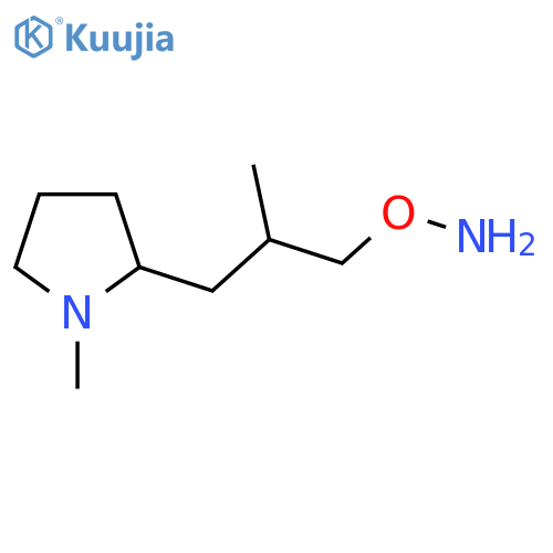 O-2-methyl-3-(1-methylpyrrolidin-2-yl)propylhydroxylamine structure