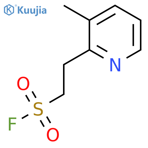 2-(3-methylpyridin-2-yl)ethane-1-sulfonyl fluoride structure