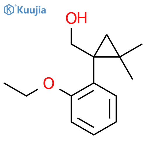 1-(2-ethoxyphenyl)-2,2-dimethylcyclopropylmethanol structure