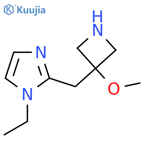 1-ethyl-2-(3-methoxyazetidin-3-yl)methyl-1H-imidazole structure