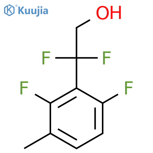 2-(2,6-difluoro-3-methylphenyl)-2,2-difluoroethan-1-ol structure