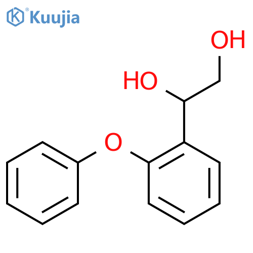 1-(2-phenoxyphenyl)ethane-1,2-diol structure