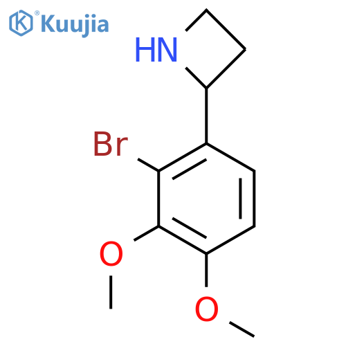 2-(2-bromo-3,4-dimethoxyphenyl)azetidine structure