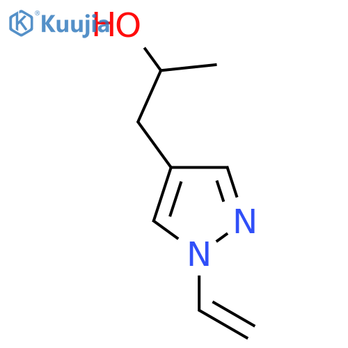 1-(1-ethenyl-1H-pyrazol-4-yl)propan-2-ol structure