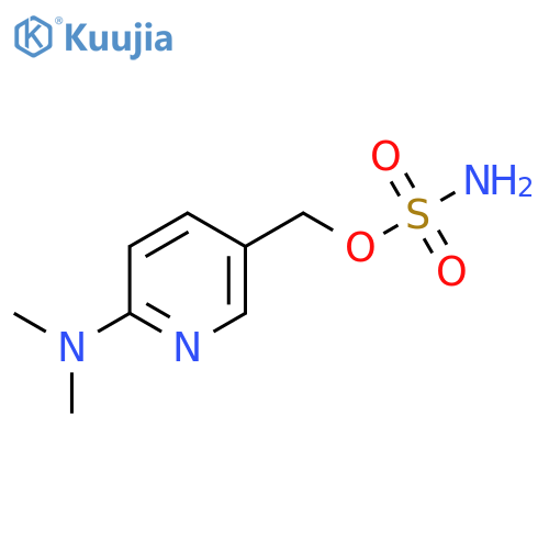 6-(dimethylamino)pyridin-3-ylmethyl sulfamate structure