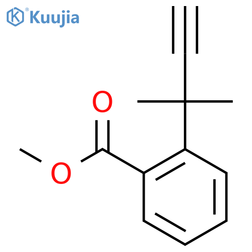 methyl 2-(2-methylbut-3-yn-2-yl)benzoate structure