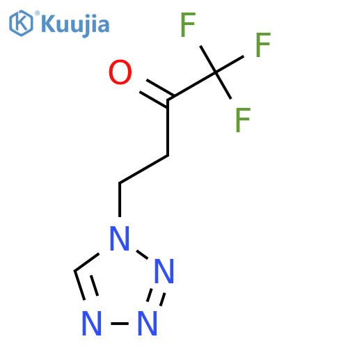 1,1,1-trifluoro-4-(1H-1,2,3,4-tetrazol-1-yl)butan-2-one structure