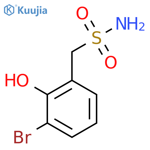 (3-bromo-2-hydroxyphenyl)methanesulfonamide structure