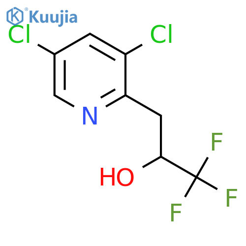 3-(3,5-dichloropyridin-2-yl)-1,1,1-trifluoropropan-2-ol structure