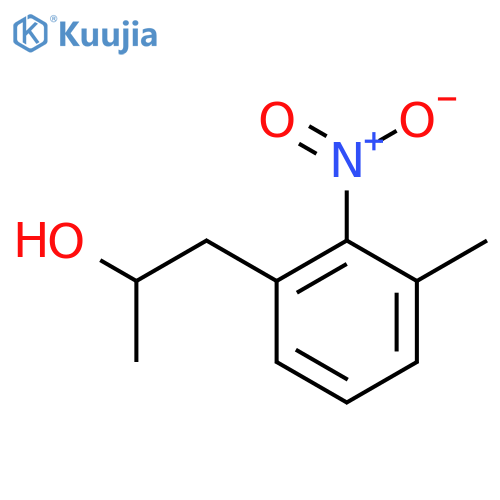 1-(3-methyl-2-nitrophenyl)propan-2-ol structure