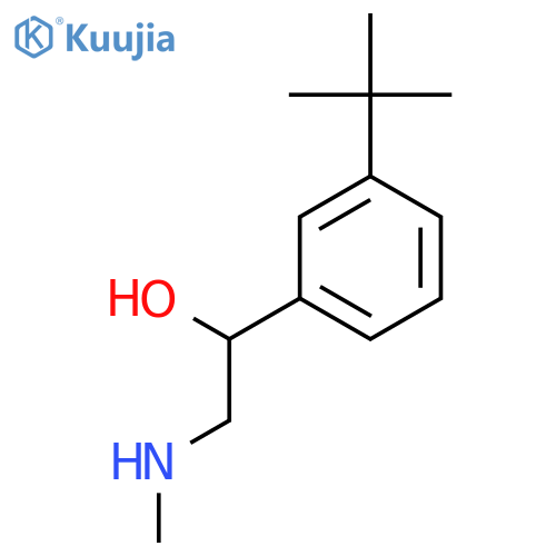 1-(3-tert-butylphenyl)-2-(methylamino)ethan-1-ol structure