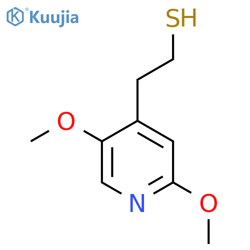 2-(2,5-dimethoxypyridin-4-yl)ethane-1-thiol structure