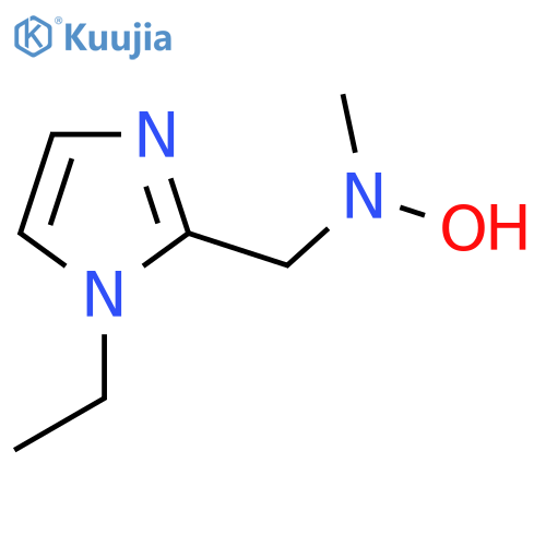 N-(1-ethyl-1H-imidazol-2-yl)methyl-N-methylhydroxylamine structure