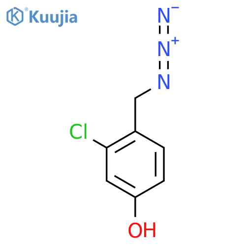 4-(azidomethyl)-3-chlorophenol structure