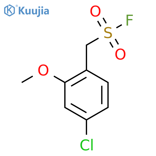 (4-chloro-2-methoxyphenyl)methanesulfonyl fluoride structure